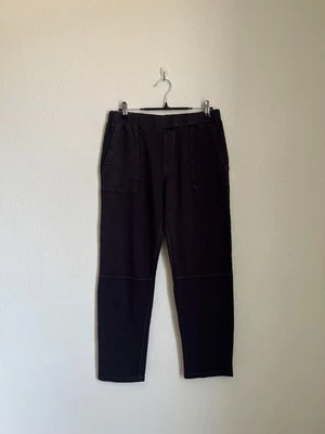 MONROW Women's Cargo Skinny Lounge Pant in Black Size MEDIUM - Image 1 of 4