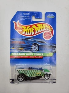 HOT WHEELS 1998 TREASURE HUNT SERIES LIMITED EDITION TURBO FLAME 5/12 #753 - Picture 1 of 7