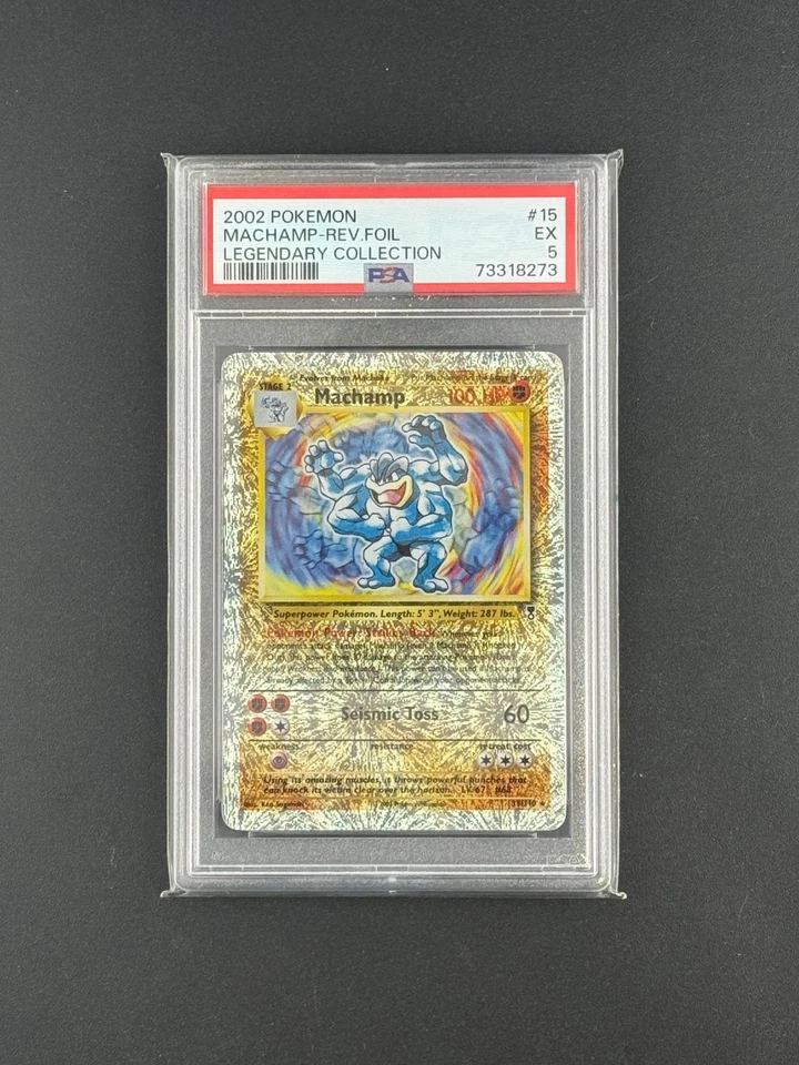 PSA 5 Machamp 15/110 Legendary Collection Reverse Holo - Image 1 of 1