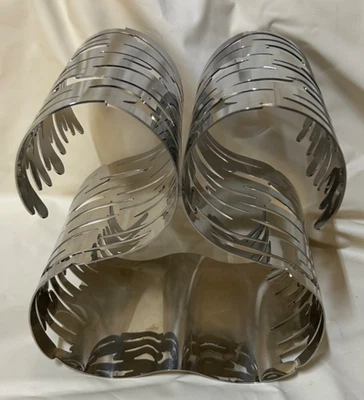 Alessi - Michel Boucquillon/Donia Maaoui Barkcellar Wine Bottle Rack Stainless - Image 1 of 4