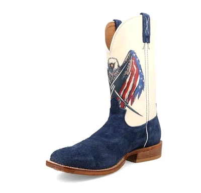 Bota Western Twisted X Para Hombre 9 D Tech X Azul Marino Rojo Blanco Azul MXTL005 EE. UU. EAGLE Foto 1 de 4