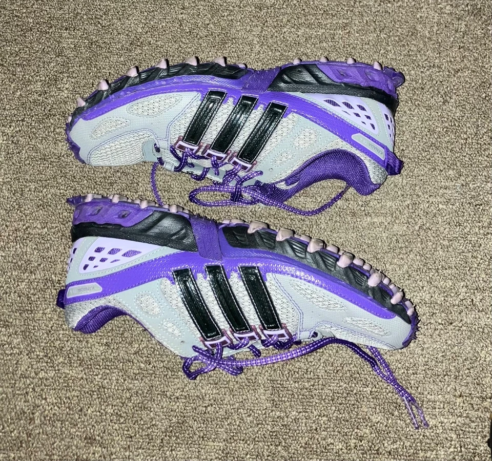 Adidas Womens Kanadia U42349 Gray Running Shoes Sneakers Great Sole, Size 9 1/2 - Image 1 of 4