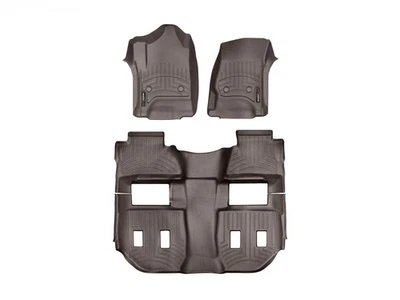WeatherTech FloorLiner for 2015-2020 Cadillac Escalade ESV - Full Set, Cocoa - Image 1 of 4