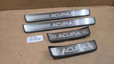 Juego de 4 placas de desgaste de umbral de puerta lateral izquierda delantera y trasera derecha Acura TSX 2004-2008 Foto 1 de 4