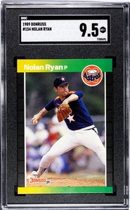 1989 Donruss Nolan Ryan #154 HOF ⚾ Houston Astros Graded SGC 9.5 MT+ - Picture 1 of 2