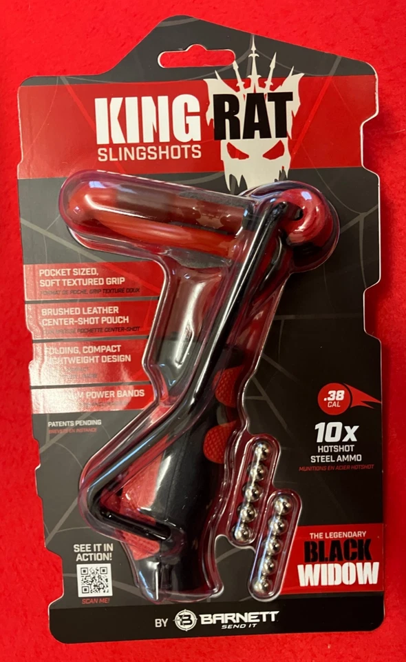 BARNETT AMBUSH Slingshot Catapult With 50 No. Ammo 9.5mm.