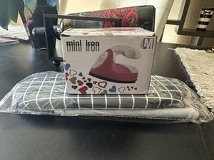 Working Mini Iron And Ironing Board! So Cute! - Picture 1 of 9