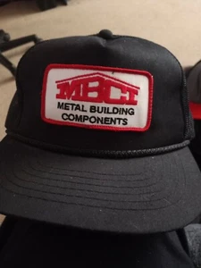 MBCI (Metal Roofing Co.) schwarze Baseballkappe Mütze verstellbar Herrengröße Baumwolle " - Bild 1 von 1
