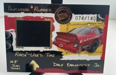 Dale Earnhardt Jr. /140 2004 Press Pass BURNING RUBBER #BRT10 Race Used Tire - Image 1 of 3