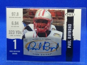 2008 SAGE Hit Auto Paul Raymond #A71 Auto