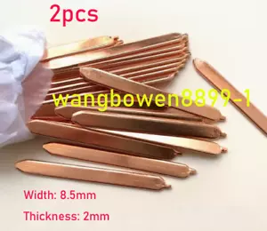 długość 50-350mm Miedziana płaska rura grzewcza do chłodzenia laptopa CPU GPU Radiator 8,5x 2 - Zdjęcie 1 z 5
