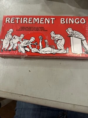 Retirement Bingo Game ~ Forum Novelties 1993 Sealed Game.  Vintage - Image 1 of 3