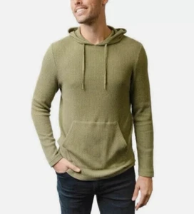 Rainforest Men's Textured Green Hoodie, Size XL - Picture 1 of 5