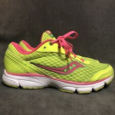 Saucony OutDuel Women’s 7 Yellow Running Shoes Mesh Low Top Sneakers 15146-11