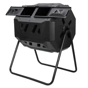Large Composter Outdoor Garden Compost Bin Heavy Duty 43 Gallon Easy to Assemble - Picture 1 of 12