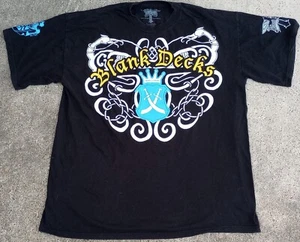 Blank Decks Streetwear Mens Heraldic Winged Graphic T-Shirt Size 2XL - Picture 1 of 5