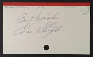 1938-59 CARDINALI/YANKEES MLB FIRMATI A MANO *MACELLAZIONE ENOS* JSA (D.2002) - Foto 1 di 1