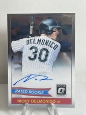 NICKY DELMONICO 2018 Donruss Optic 1984 Retro AUTO RATED ROOKIE RC #84S-ND