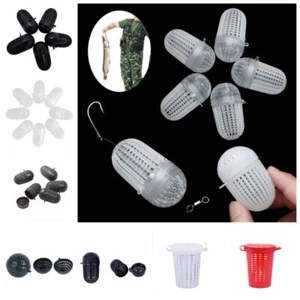 10pcs/bag Luminous Fishing Mini Bait Cage Fishing Cage Basket for Attract Fish - Picture 1 of 17