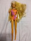 1989 Mattel #4103 WET'N WILD BARBIE  Doll Color Change Swimsuit Malaysia
