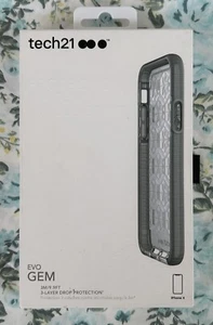 TECH21 Evo Gem Protection Case—iPhone X/XS—Gray - Picture 1 of 3