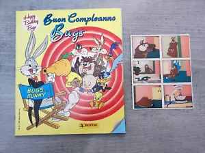BUON COMPLEANNO BUGS BUNNY ALBUM FIGURINE VUOTO PANINI 1991 OTTIMO - Foto 1 di 6