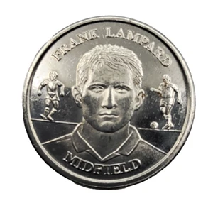 Medalla Oficial de Fútbol de Inglaterra 2004, Frank Lampard ~ Circular moneda, ficha - Imagen 1 de 2
