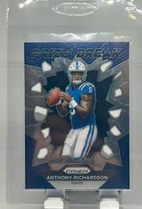 Anthony Richardson RC Prizm Break + Absolute Base Rookie Anthony Richardson - Picture 1 of 4