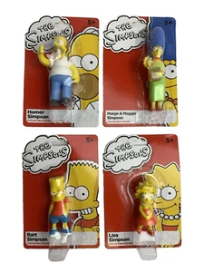 4x The Simpsons Collectible Figure 2015 Homer Marge Maggie Bart Lisa - Picture 1 of 9