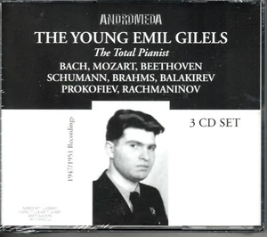 THE YOUNG EMIL GILELS - RECORDINGS FROM 1947 TO 1951 - ANDROMEDA 3CD SET - Picture 1 of 2