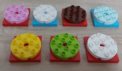 LEGO DUPLO BAUSTELLE EISENBAHN DREHSCHEIBE DREHPLATTE 1 oder 2-tlg. wählen NEU