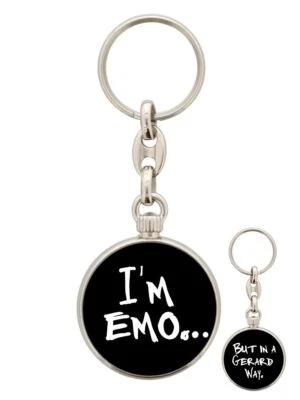 GRINDSTORE Portachiavi Sono Emo Ma In A Gerard Way Circolare 3,5 x 3,5 cm