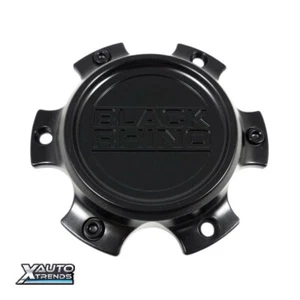 Black Rhino Satin Gloss Black Wheel Center Cap CCBR46135140SB - Picture 1 of 1