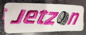 Vintage Jetzon Tire Uniform Sew-On Patch - 1.5 x 4 Inches - Picture 1 of 4