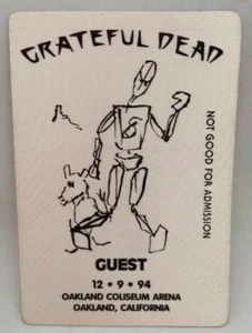 Grateful Dead Backstage Guest Pass - 1994 - Picture 1 of 4