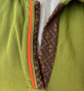 SPLENDISSIMO, FENDI-SSIMO - FAB TOP SIN S DE FENDI ZUCCO RIBETE TRENDY GREEN IT42 - Imagen 1 de 5