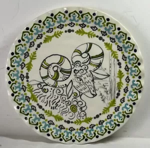 Anthropologie Forest Fable 8 1/4" piatto Ram insalata dessert pranzo decorazione - Foto 1 di 5
