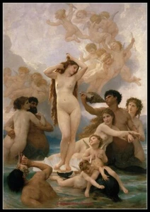 The Birth of Venus-Carta de agujas artesanías hágalo usted mismo-contado patrón de punto de cruz - Imagen 1 de 2