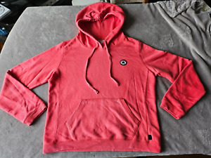 WOMENS PINK CONVERSE HOODIE - SIZE XL