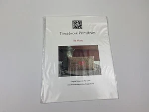Threadwork Primitives Be Mine Cross Stitch Pattern Primitive Valentine Love - Picture 1 of 3