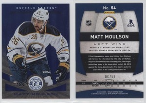 2013-14 Totally Certified Platinum Blue /50 Matt Moulson #54