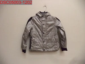 NWT- Sovereign Code Boys Metallic Silver Black Troy Jacket, Size 6, 190930252645 - Picture 1 of 6