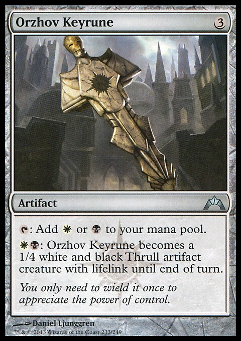 Magic the Gathering MTG Orzhov Keyrune (233) Gatecrash   LP - Image 1 of 1