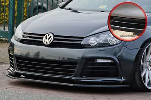 Spoilerschwert Frontspoiler aus ABS für VW Golf 6 R mit ABE schwarz glänzend - Bild 1 von 1