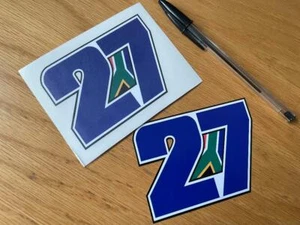 Bjorn Estment Race Number 27 - (Small Pair) - UK Seller - Picture 1 of 1