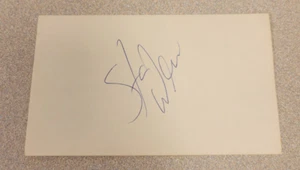 STAN WEIR SIGNED 3x5 INDEX CARD NHL WHA AUTOGRAPH - Picture 1 of 1