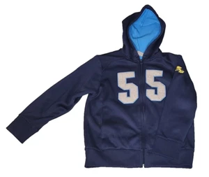 Nike Youth Boy's Full Zip Hoodie Jacket Size S(8) Blue #55 Athletic Sport - Picture 1 of 6