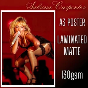Sabrina Carpenter A3 Laminated Matte Poster (130gsm) - Picture 1 of 2