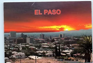 El Paso Texas 4x6 Postkarte D84 - Bild 1 von 2