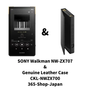 SONY WALKMAN NW-ZX707 64GB & Genuine Leather Case CKL-NWZX700 Special Set Price - Picture 1 of 16